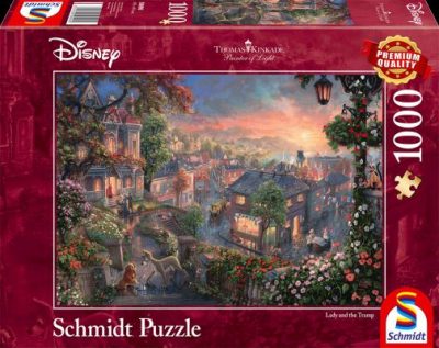 Schmidt Disney Lady and the Tramp 1000db-os puzzle (59490) (18510-182)