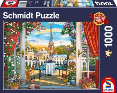 Schmidt A terrace in Paris 1000db-os puzzle (4001504589769)