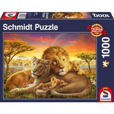 Schmidt  Loving Lions 1000 db-os puzzle (4001504589875)