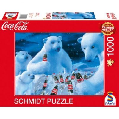 Schmidt Coca Cola - Polar bears 1000 db-o spuzzle (4001504599133)