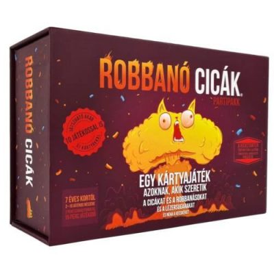 Robbanó cicák társasjáték party pack (ASM34623)