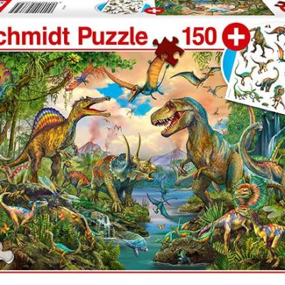 Schmidt Wild dinosaurs (tattoo) 150db-os puzzle (56332) (18902-184)