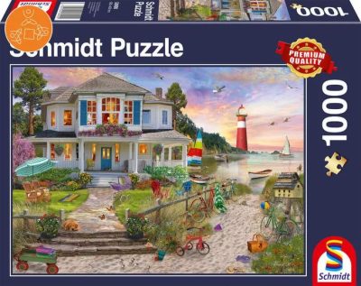 Schmidt A tengerparti ház puzzle1000db (58990)