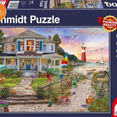 Schmidt A tengerparti ház puzzle1000db (58990)