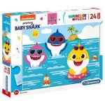 Clementoni Baby Shark Supercolor Maxi puzzle 24db-os (28519)