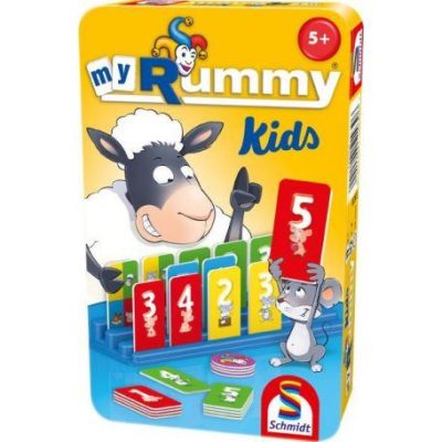 Schmidt MyRummy Kids fémdobozban német nyelvű társasjáték (CPY-19474)