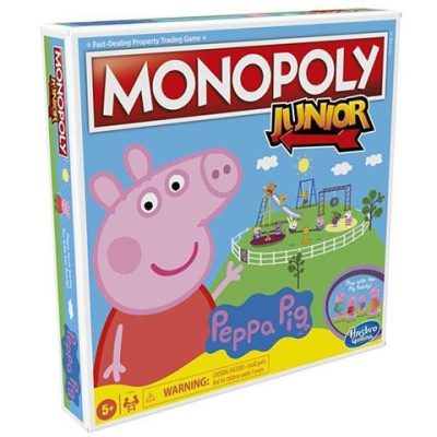 Hasbro Peppa malac Monopoly junior társasjáték (F1656)