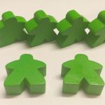 Hans im Glück Carcassonne Big-Meeple set világoszöld kiegészítő (19295182)