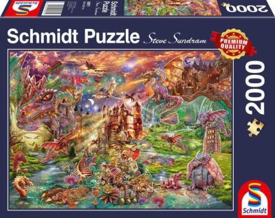 Schmidt Sárkányok kincse 2000 db-os puzzle (58971)