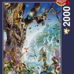 Schmidt A vízi tündérek völgyében 2000db-os puzzle (57386)