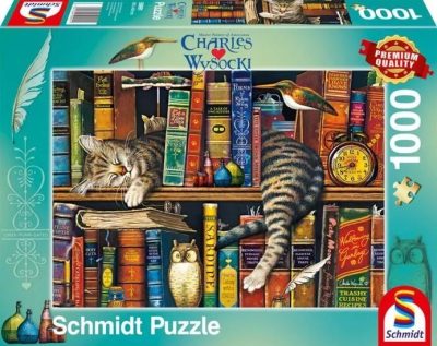 Schmidt Frigyes írástudó 1000db-os puzzle (59991)