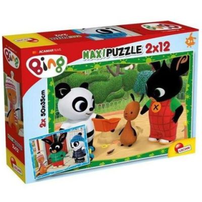 Lisciani Giochi Bing és barátai Télen-nyáron 2x12db-os maxi puzzle (LIS81226)