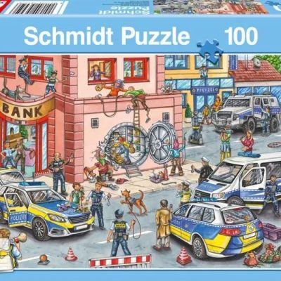 Schmidt Rendőrségi akció 100db-os puzzle (56450)