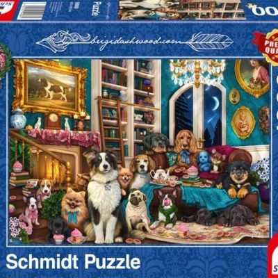 Schmidt Buli a könyvtárban 1000db-os puzzle (59988)