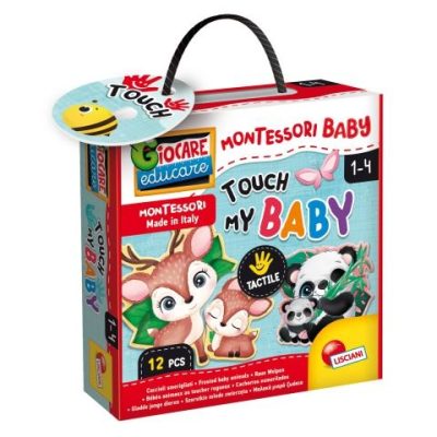 Lisciani Giochi Montessori Baby Touch állatok logikai puzzle (LIS92673)