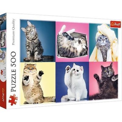 Trefl Cicák 500db-os puzzle (37377)