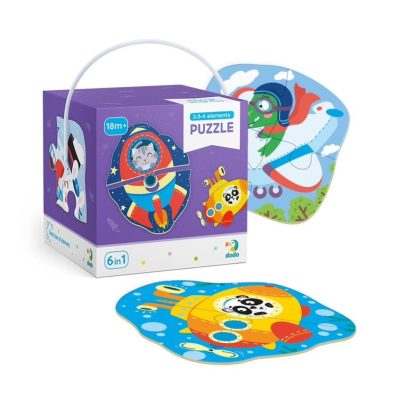 Dodo alapok: Közlekedés 2-3-4 db-os puzzle (DOP300154)