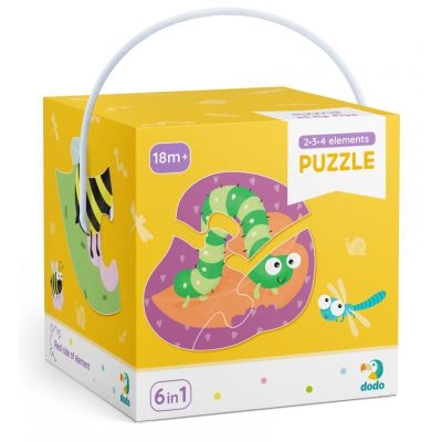 Dodo alapok: Rovarok 2-3-4 db-os puzzle (DOP300253)
