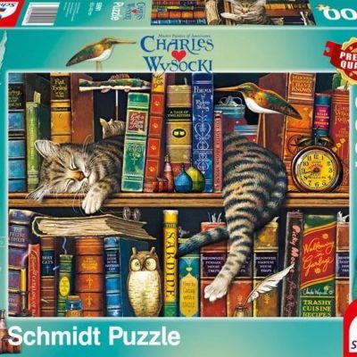 Schmidt Frigyes írástudó 1000db-os puzzle (59991)