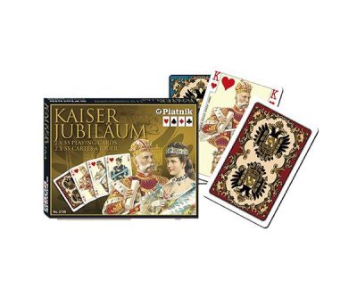 Piatnik Luxus römi kártya Kaiser Jubiläum minta 2x55 lap (213847)