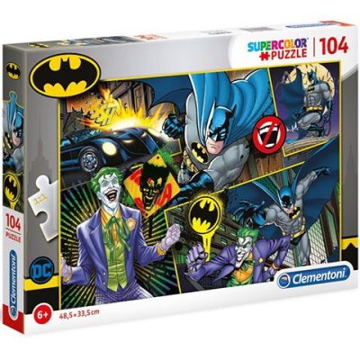 Clementoni Batman Supercolor puzzle 104db-os (25708)