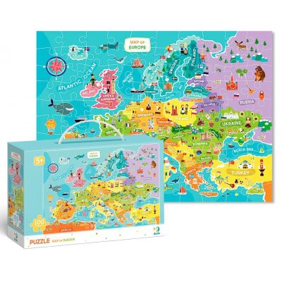 Dodo Európa térkép 100db-os puzzle (DOP300124)