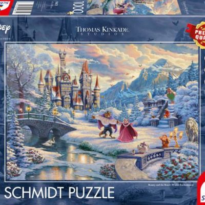 Schmidt Disney Szépség és a szörnyeteg téli varázsa 1000db-os puzzle (59671)