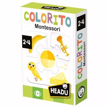 Headu: Formák és színek Montessori fejlesztő kirakó