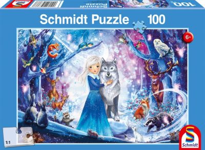 Schmidt A princess in the snowy forest puzzle 100db (56386)