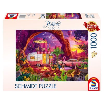 Schmidt Camping-Paradies in der Wüste puzzle 1000db (58574)