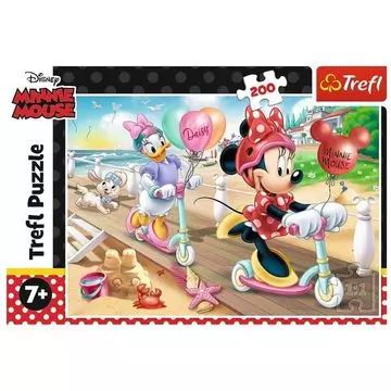 Trefl: Minnie a tengerparton puzzle - 200 darabos