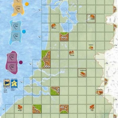 Hans im Glück Carcassonne - Map Benelux Térkép Benelux államok (19110-182)