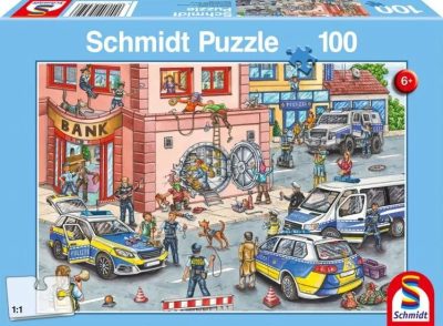 Schmidt Rendőrségi akció 100db-os puzzle (56450)
