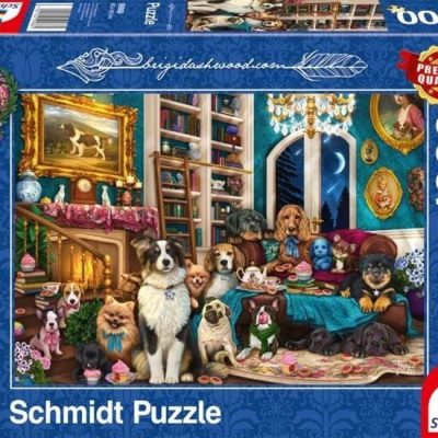 Schmidt Buli a könyvtárban 1000db-os puzzle (59988)