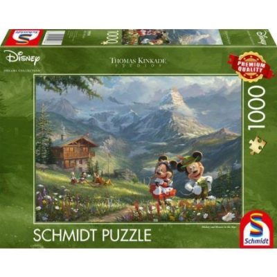 Schmidt Disney: Mickey & Minnie in the Alps 1000 db-os puzzle  (59938)