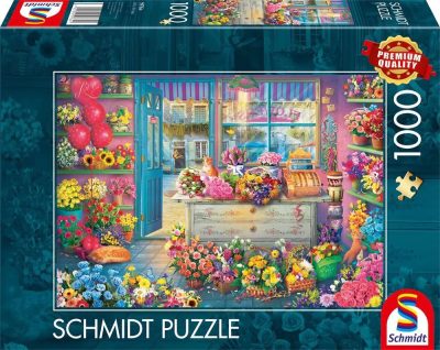 Schmidt Colourful flower shop puzzle 1000 db (59764)