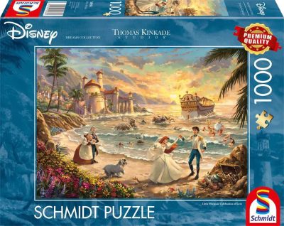 Schmidt Disney The Little Mermaid Celebration of Love puzzle 1000 db  (58036)