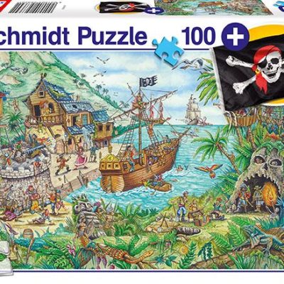 Schmidt Pirate cove (pirate flag) 100db-os puzzle (56330) (18904-184)