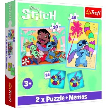 Trefl: Lilo&Stitch puzzle és memória játék