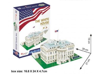 BonsaiBp 3D puzzle kicsi Fehér ház (2542)