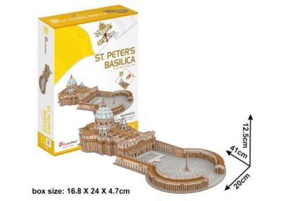 BonsaiBp 3D puzzle kicsi Szent Péter Bazilika