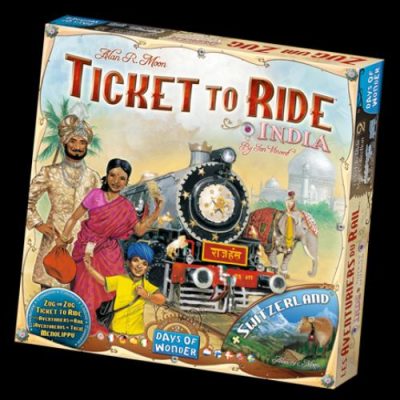 Days of Wonder Ticket to Ride Map Collection 2: India & Switzerland társasjáték (GAM37599)