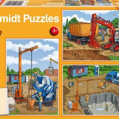Schmidt Az építkezésen puzzle (17821-184)