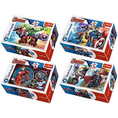 Trefl Bosszúállók 54db-os mini puzzle 4 féle (54166)