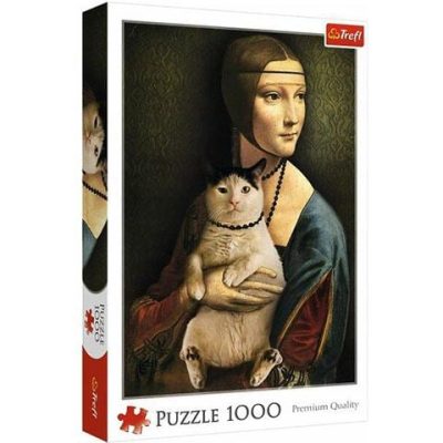 Trefl Hölgy a macskával 1000 db-os puzzle (10663T)