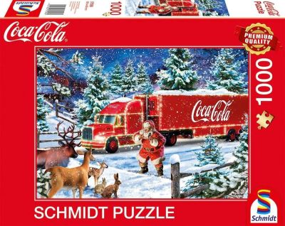 Schmidt Coca Cola Christmas Truck puzzle 1000 db (57598)