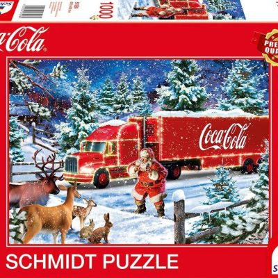 Schmidt Coca Cola Christmas Truck puzzle 1000 db (57598)