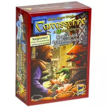 Carcassonne: a 2. kiegészítés - Kereskedők és Építőmesterek társasjáték