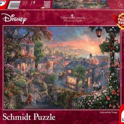 Schmidt Disney Lady and the Tramp 1000db-os puzzle (59490) (18510-182)