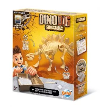 Buki: Dínó csontváz felfedező készlet - Stegosaurus